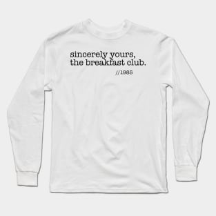 The Breakfast Club Long Sleeve T-Shirt